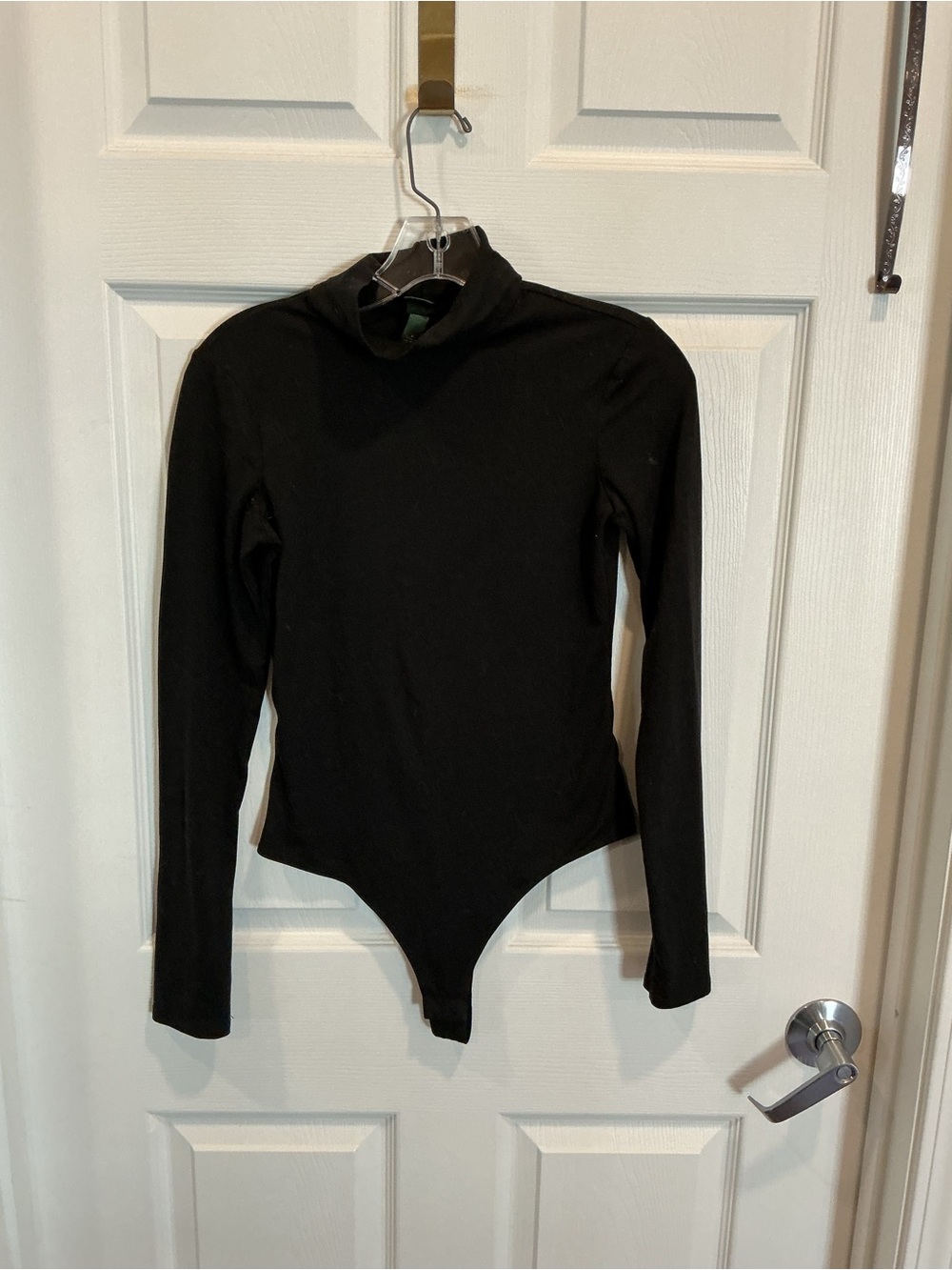 wild fable Black Long-Sleeve Turtleneck Kids One-Piece Bodysuit
